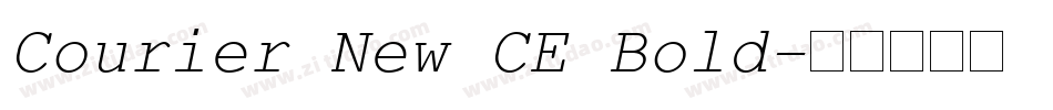 Courier New CE Bold字体转换